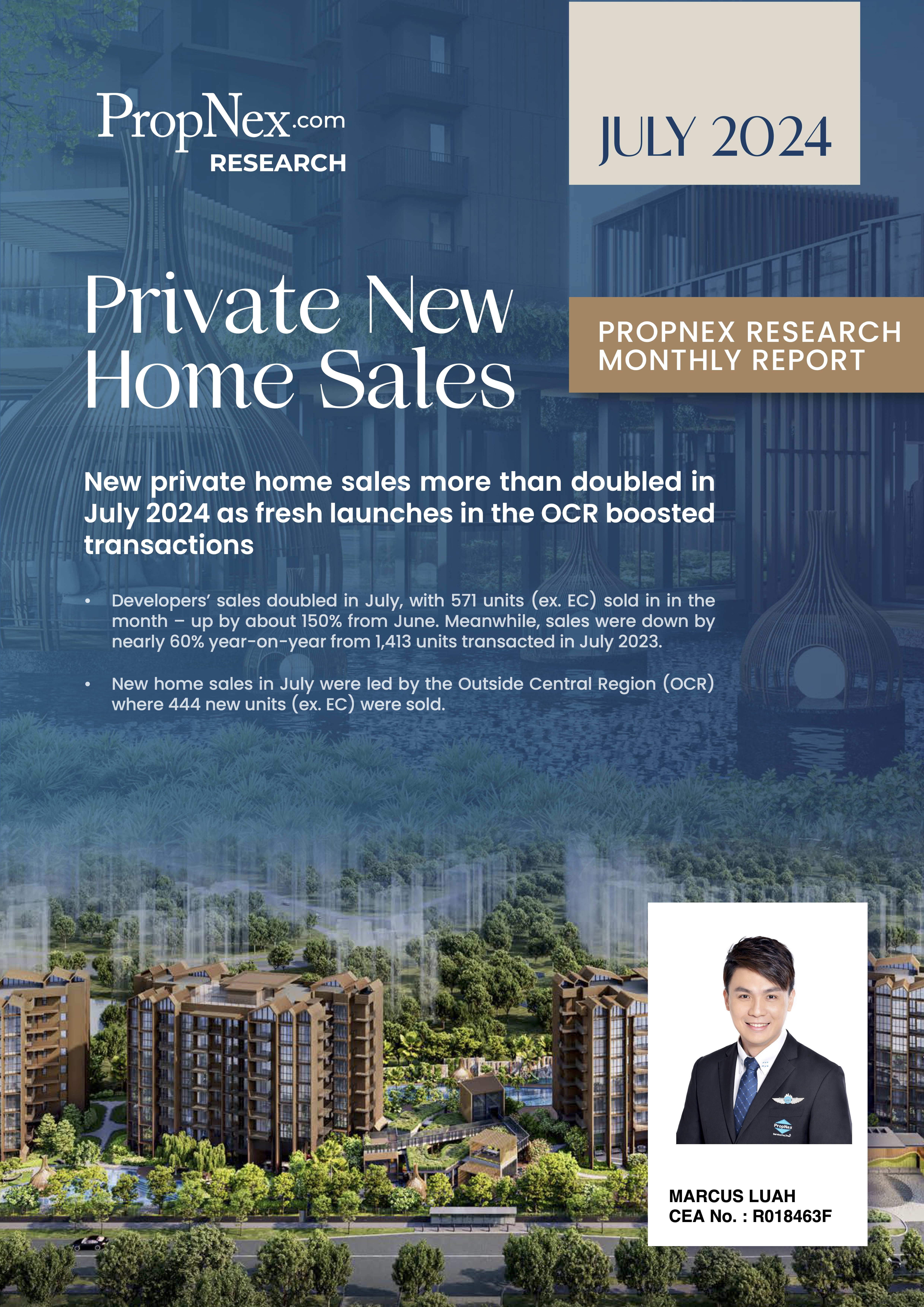 New Private Home Sales - July 2024